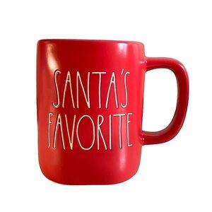 Rae Dunn Santa’s Favorite Red Christmas Holiday Mug